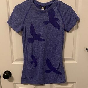 Oiselle Heathered Blue T-Shirt
